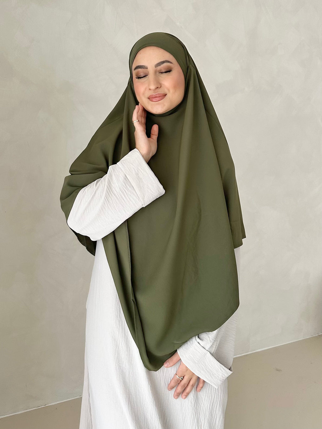 Khimar MEDINA SOIE Einlagig