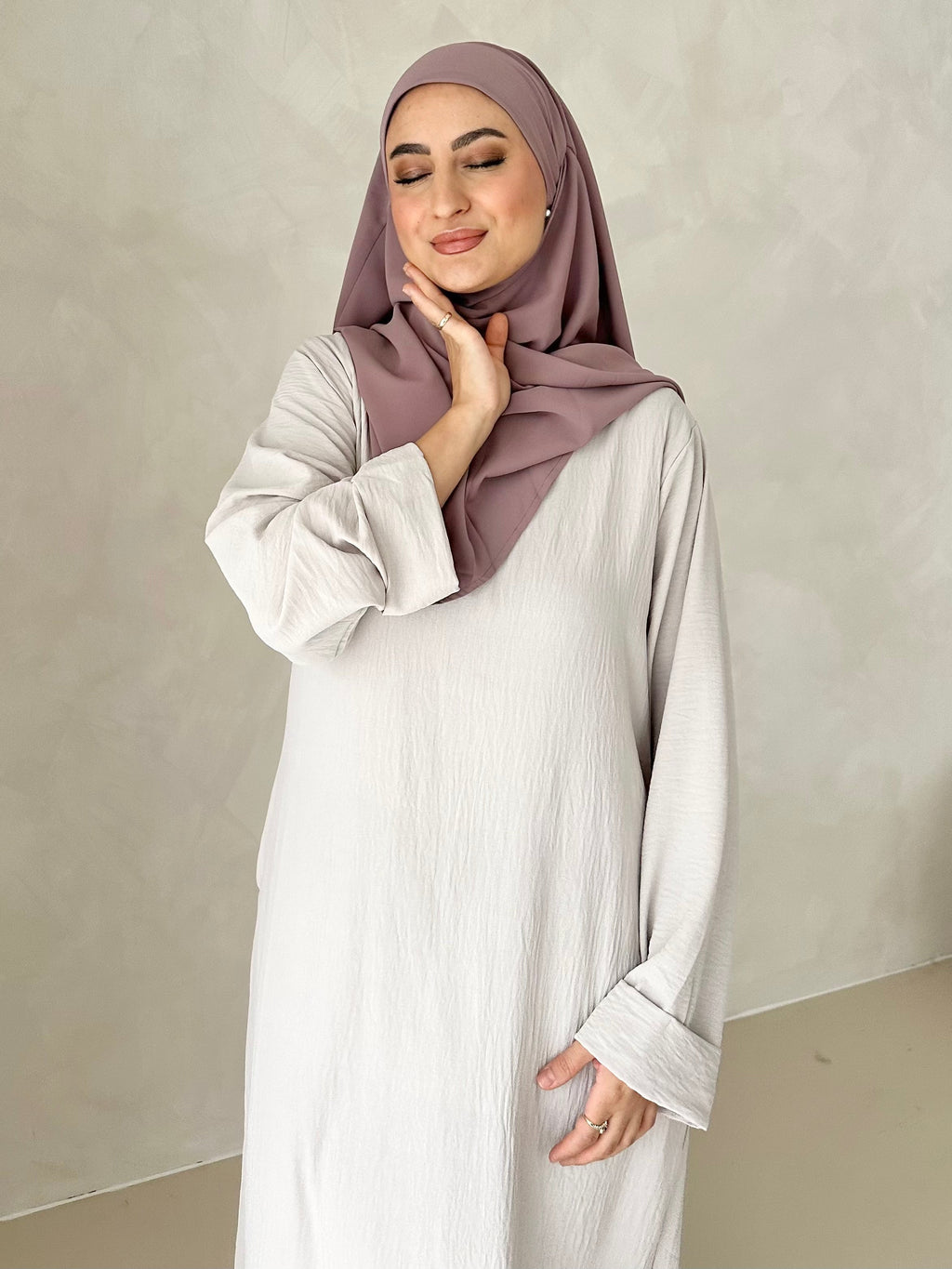 Khimar MEDINA SOIE Einlagig