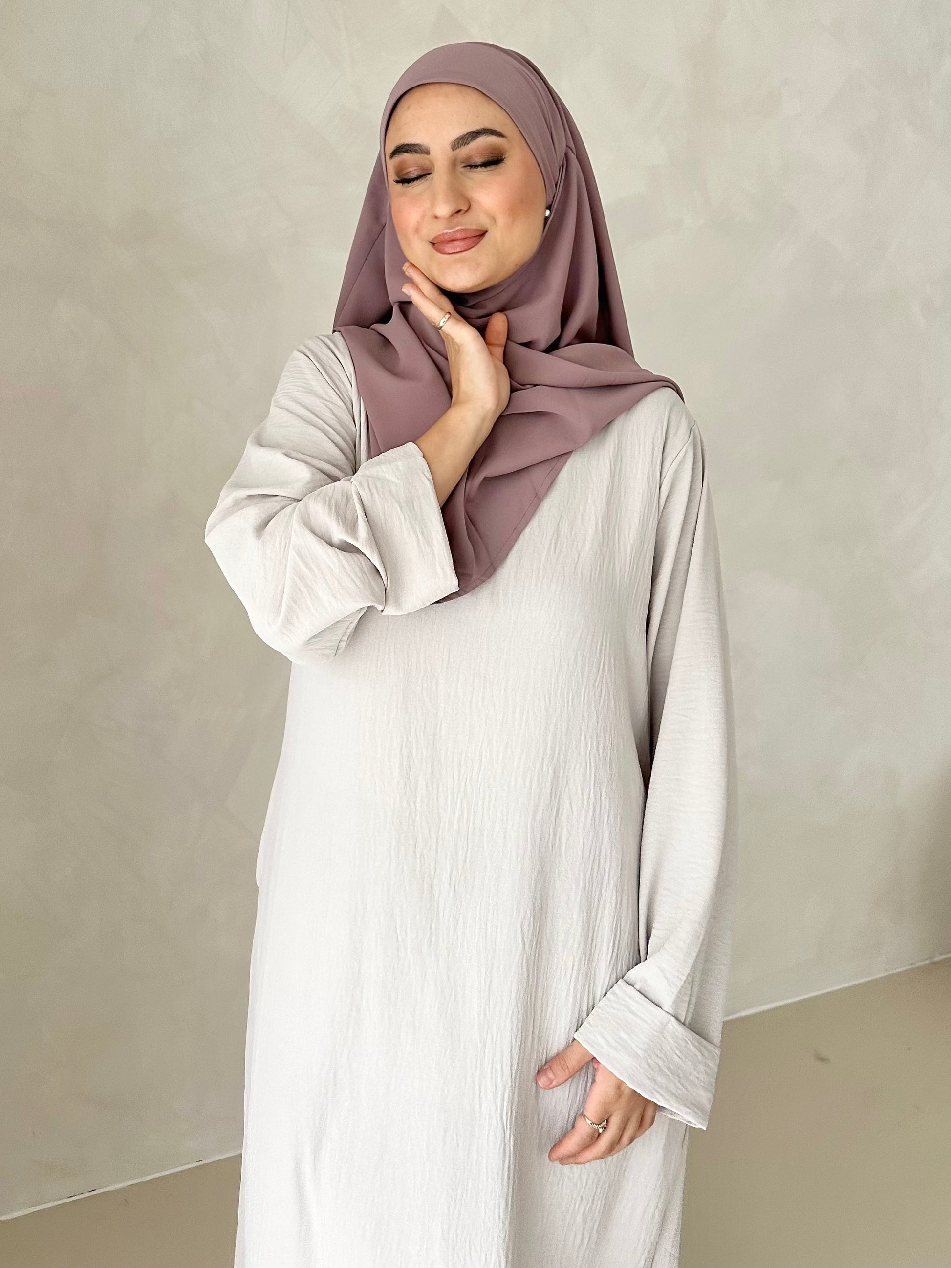Khimar MEDINA SOIE Einlagig