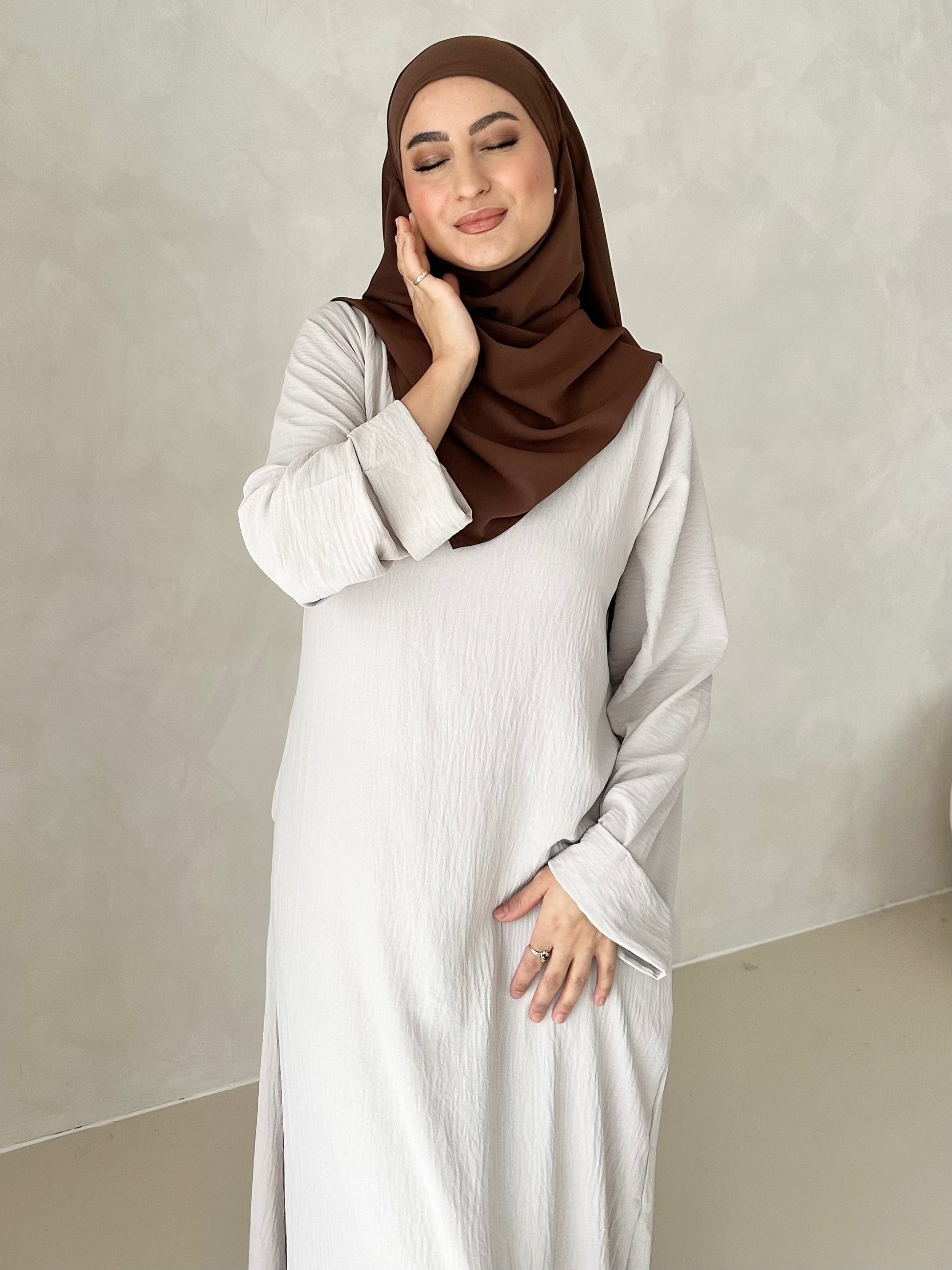 Khimar MEDINA SOIE Einlagig