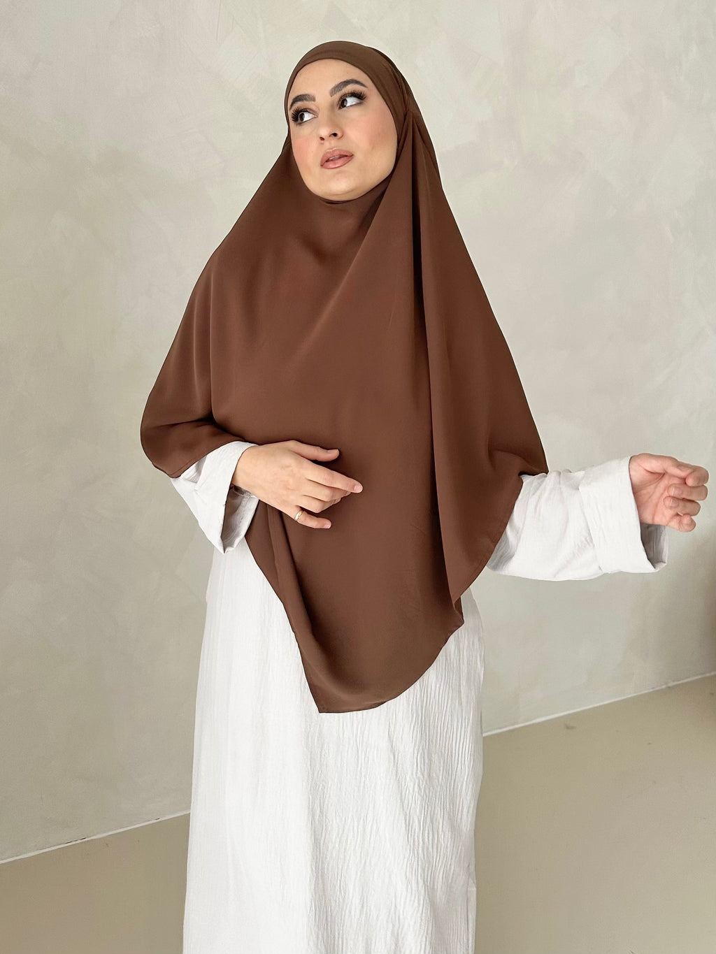 Khimar MEDINA SOIE Einlagig