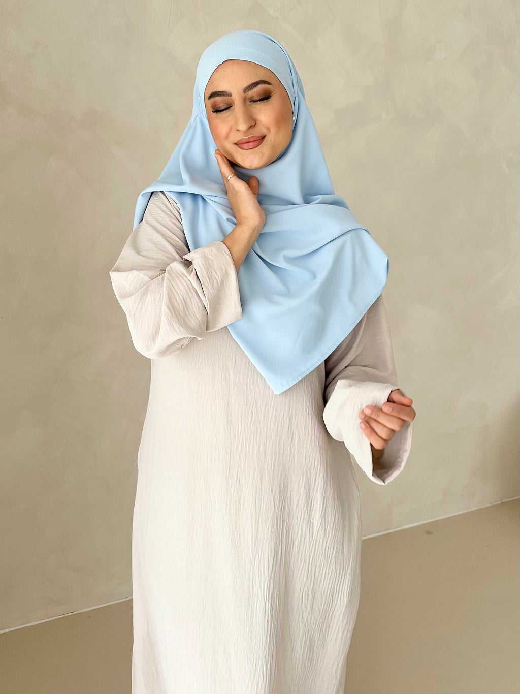 Khimar MEDINA SOIE Einlagig