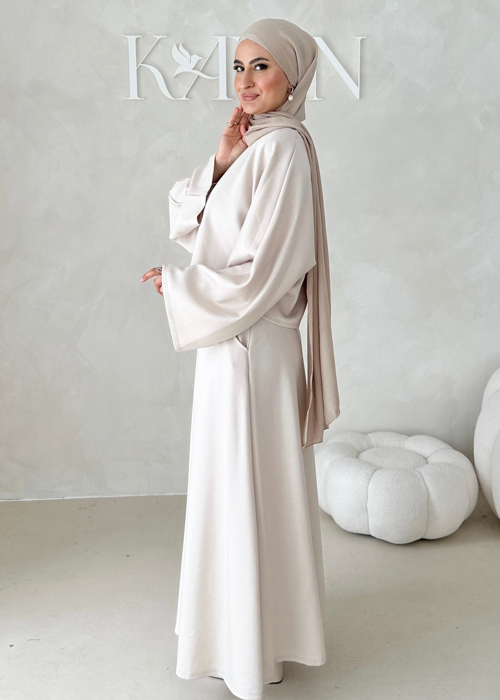 Costume deux pièces à manches larges