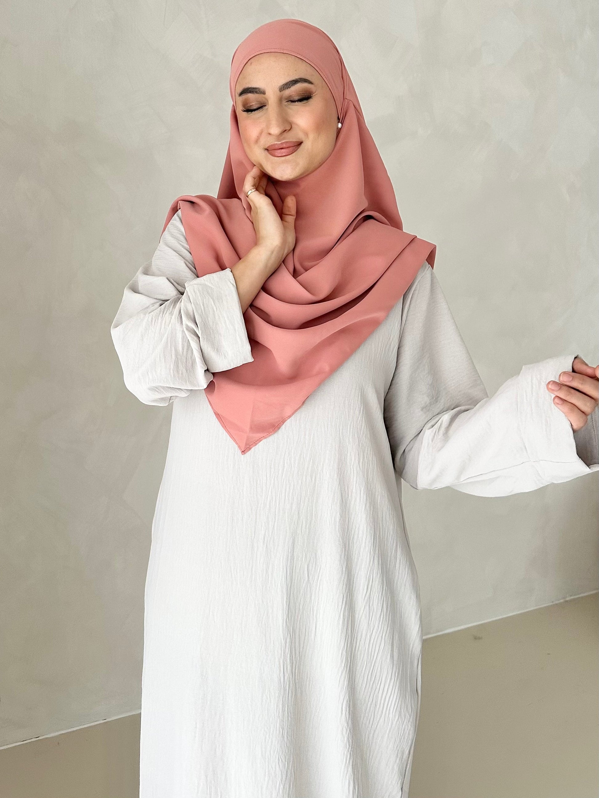 Khimar MEDINA SOIE Einlagig