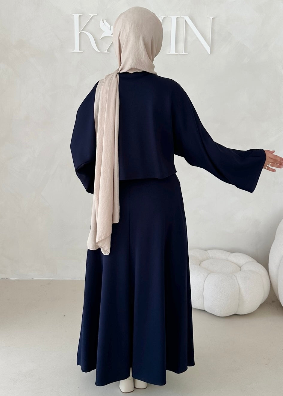 Costume deux pièces à manches larges