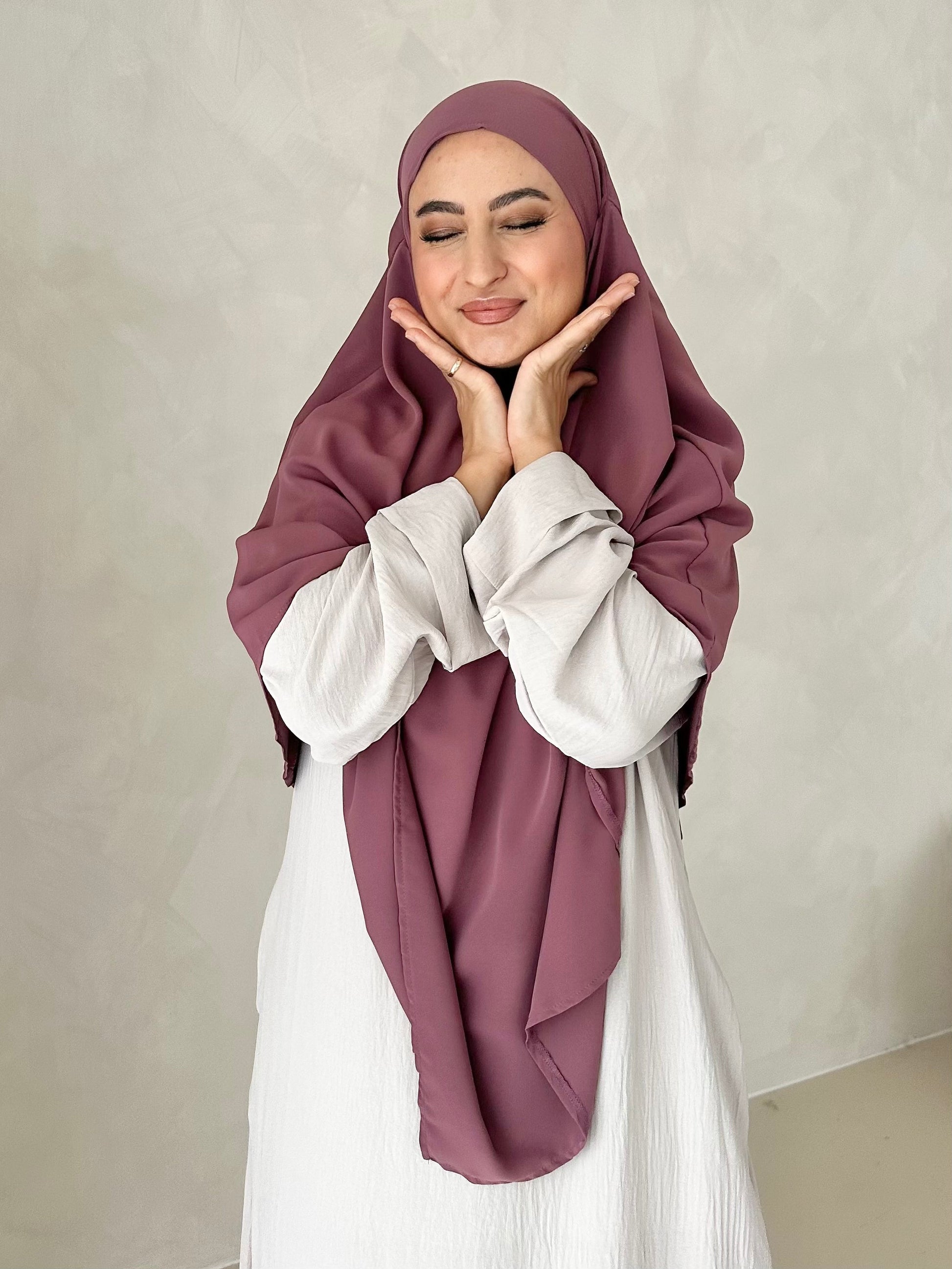 Khimar MEDINA SOIE Einlagig