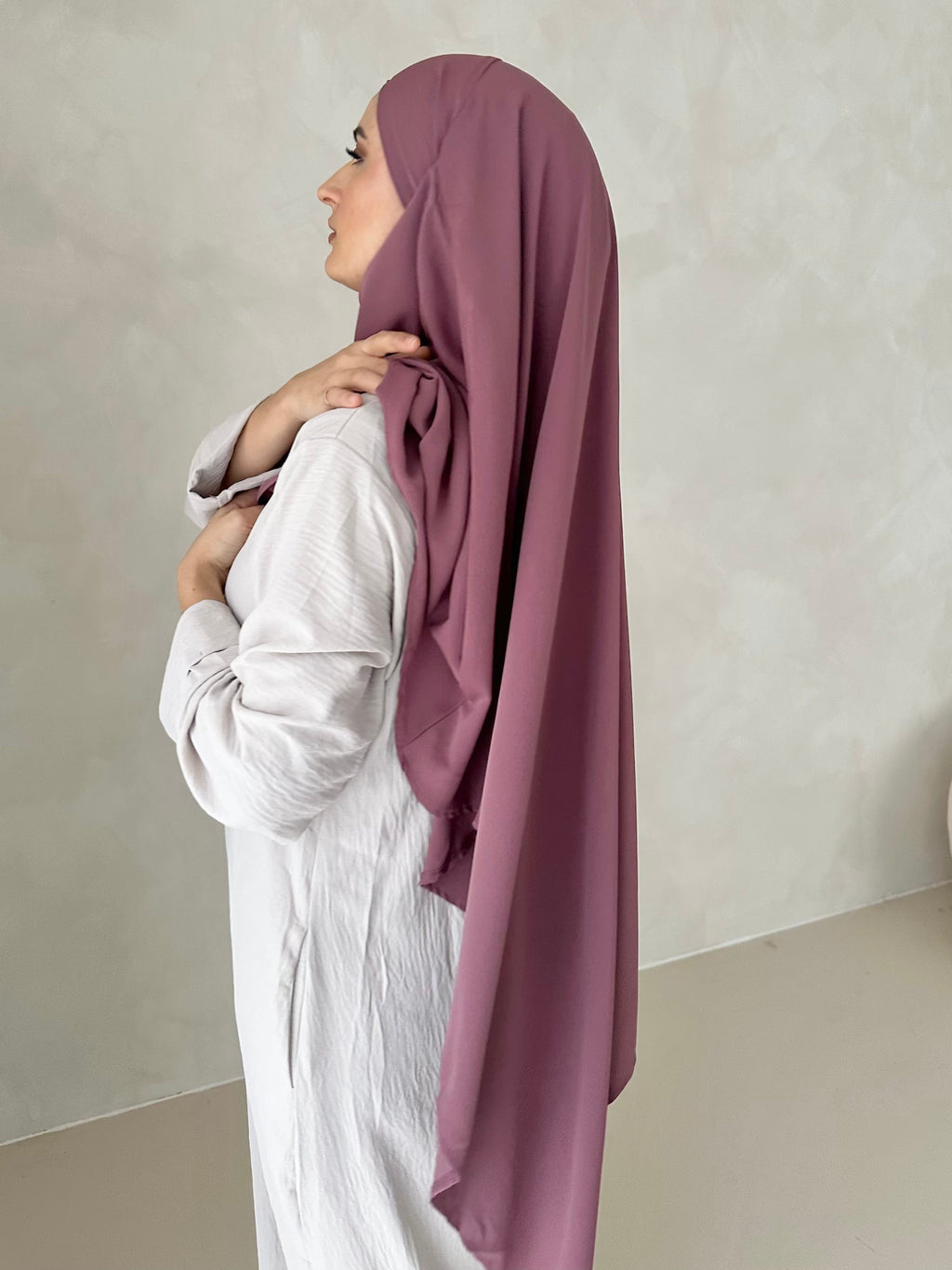 Khimar MEDINA SOIE Einlagig