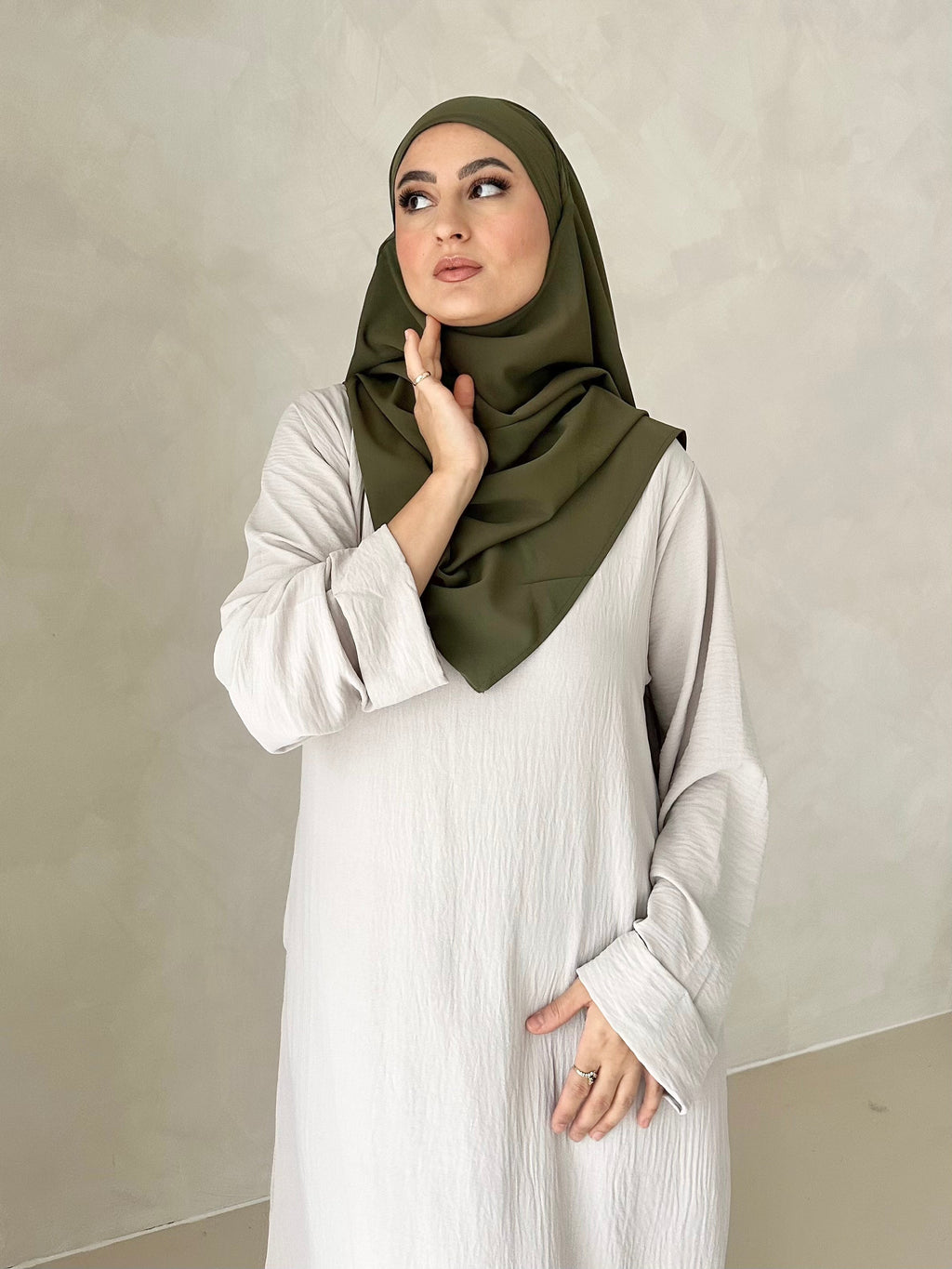 Khimar MEDINA SOIE Einlagig