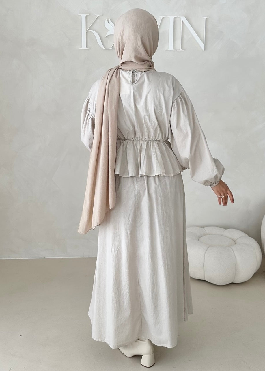 Costume deux pièces à volants