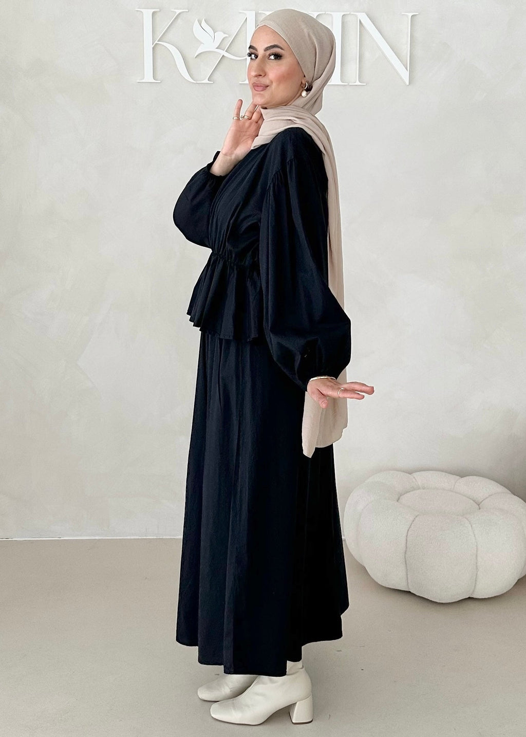 Costume deux pièces à volants