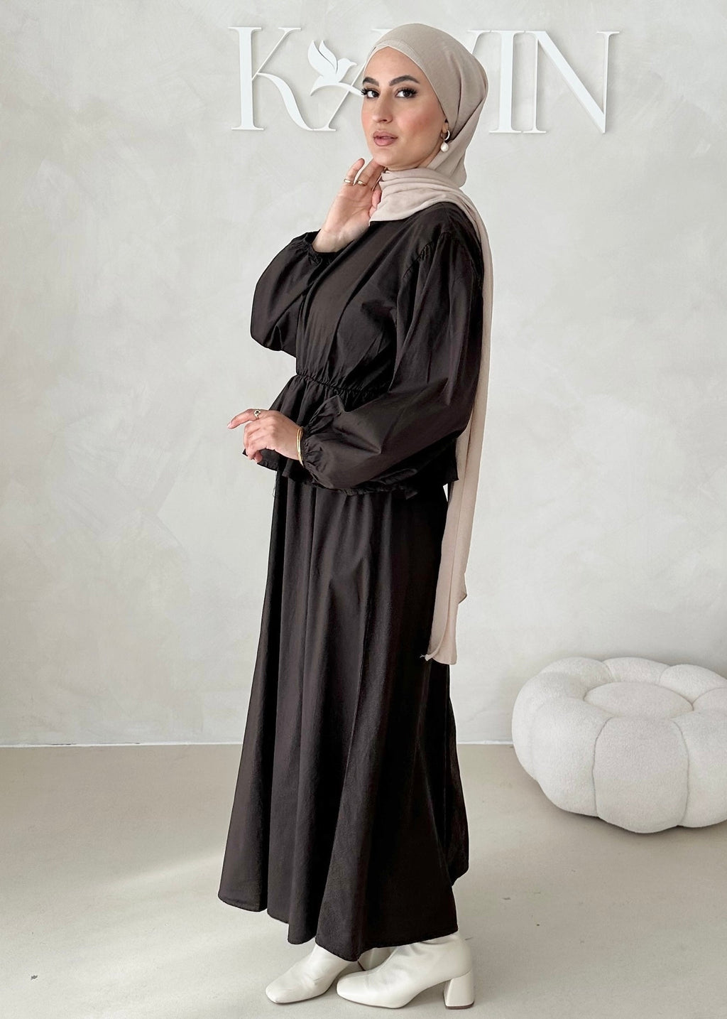 Costume deux pièces à volants