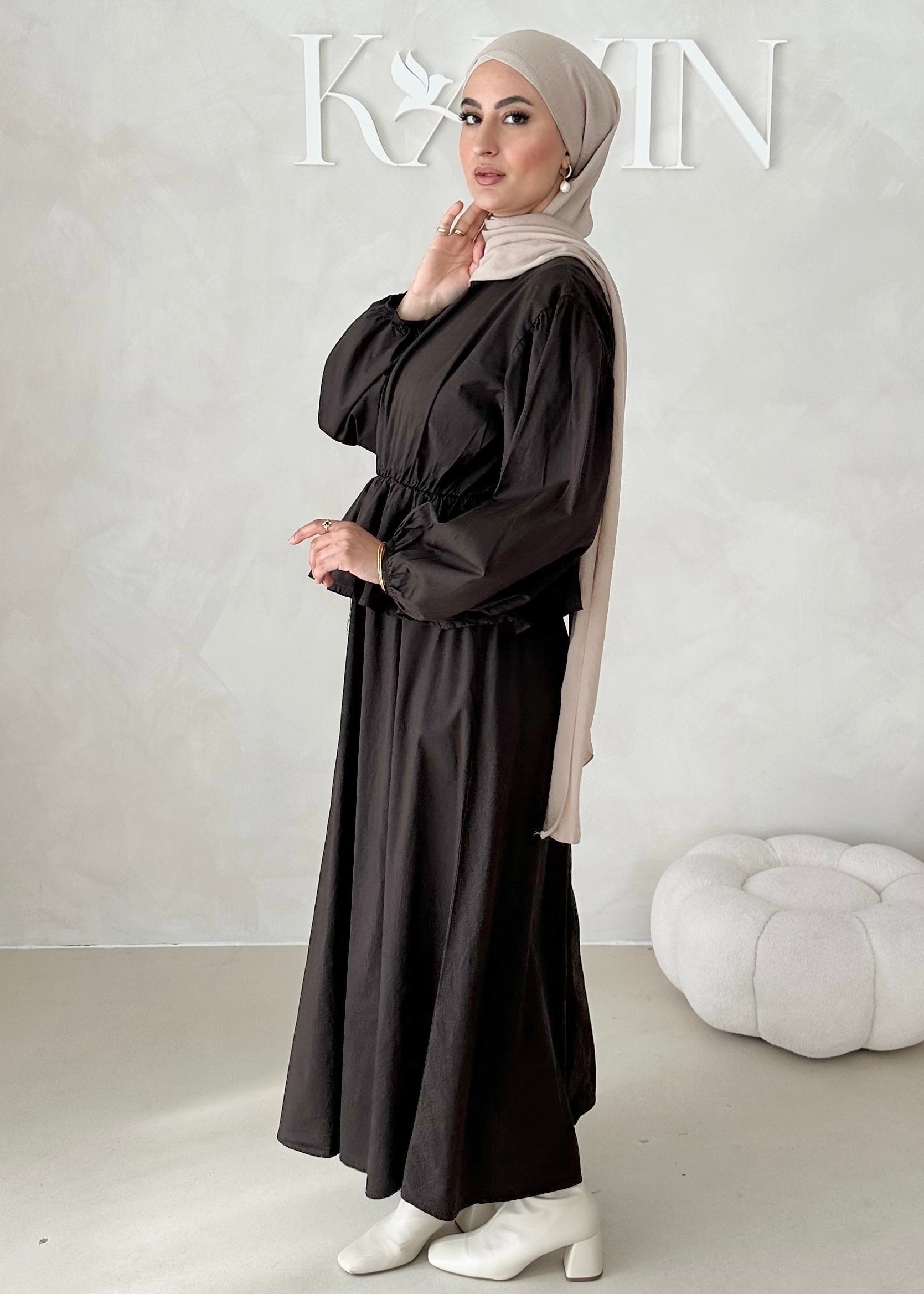 Costume deux pièces à volants