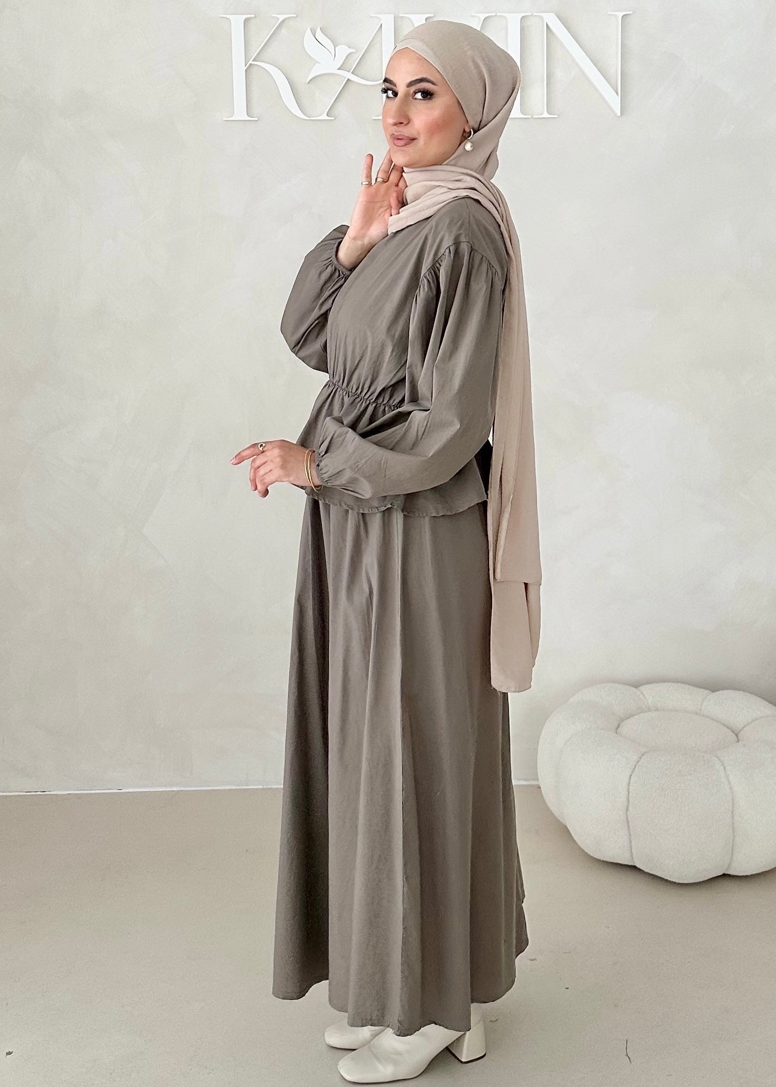 Costume deux pièces à volants