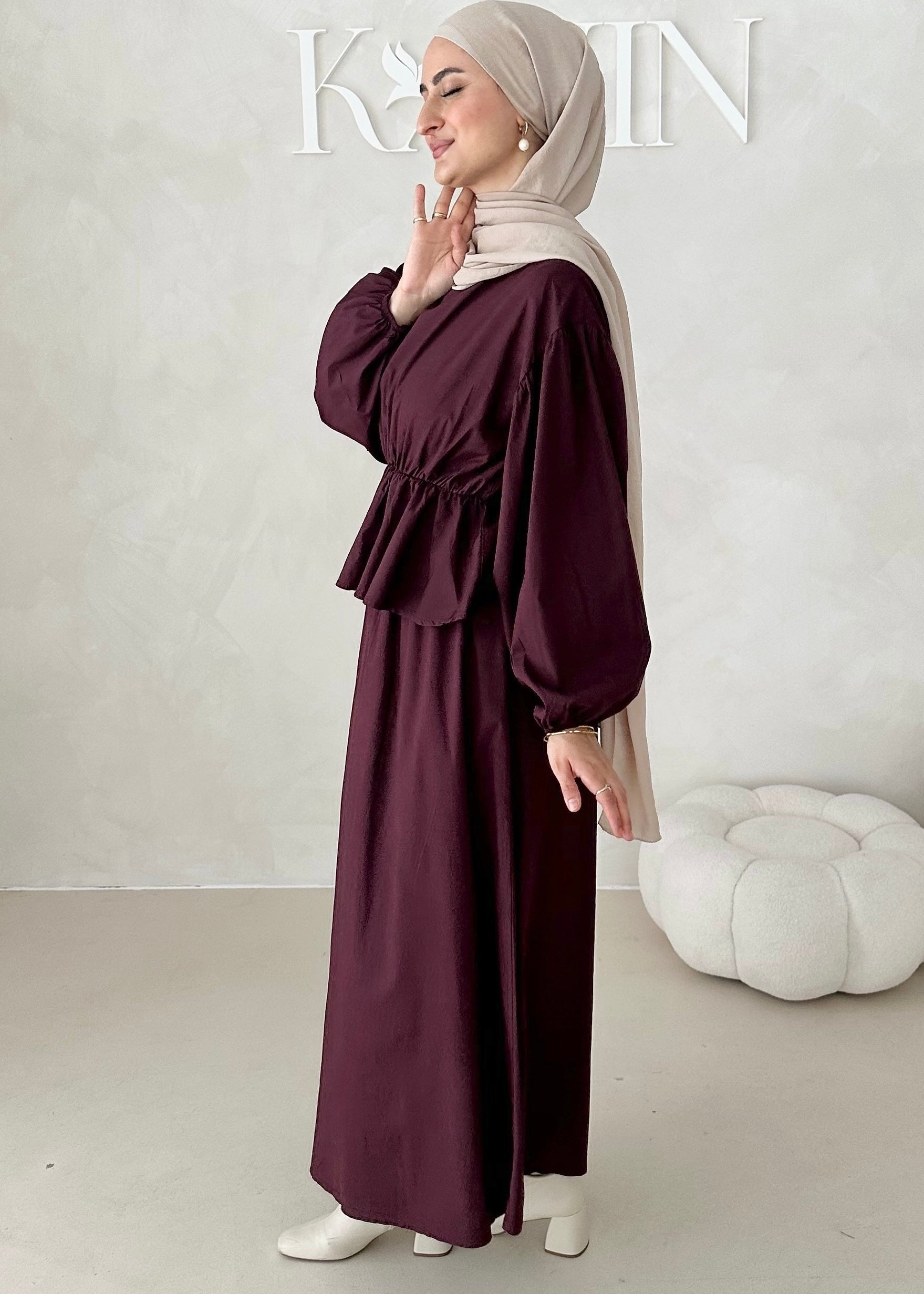 Costume deux pièces à volants