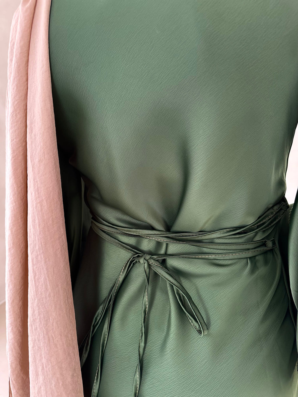 Robe en satin