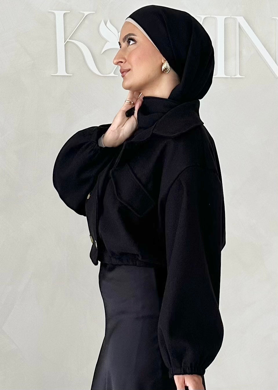 Veste look city avec élastique