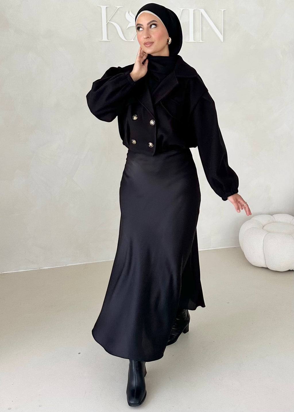 Veste look city avec élastique