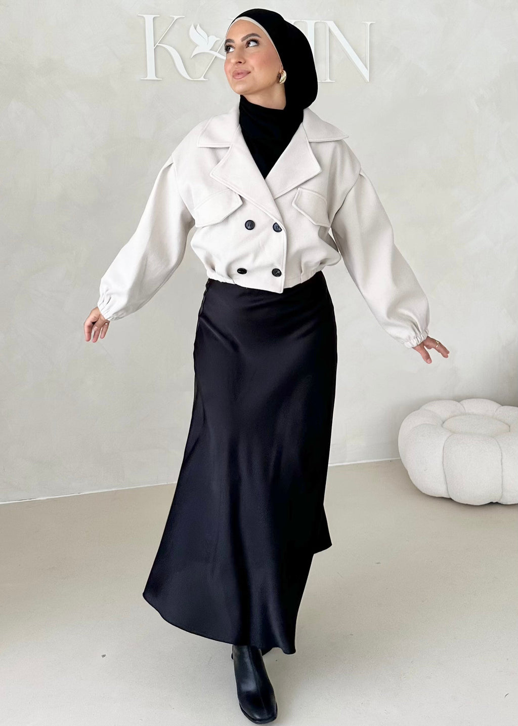 Veste look city avec élastique