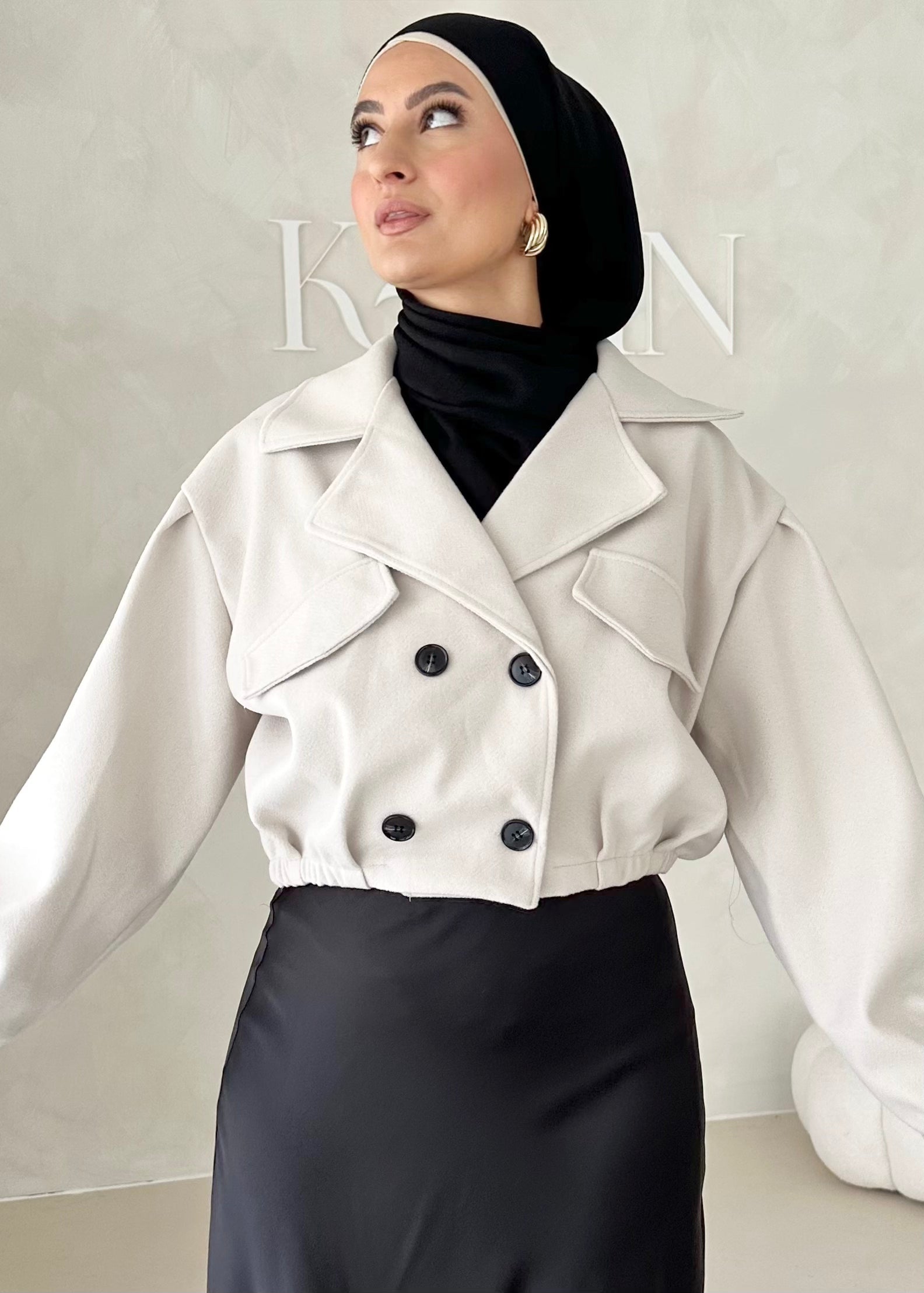 Veste look city avec élastique