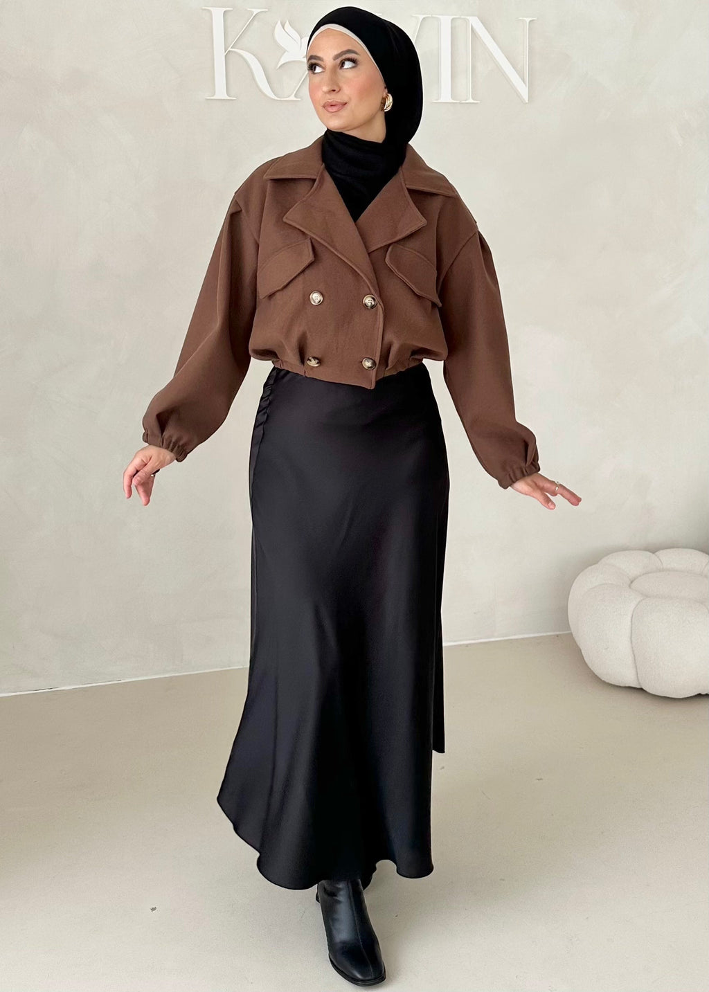 Veste look city avec élastique