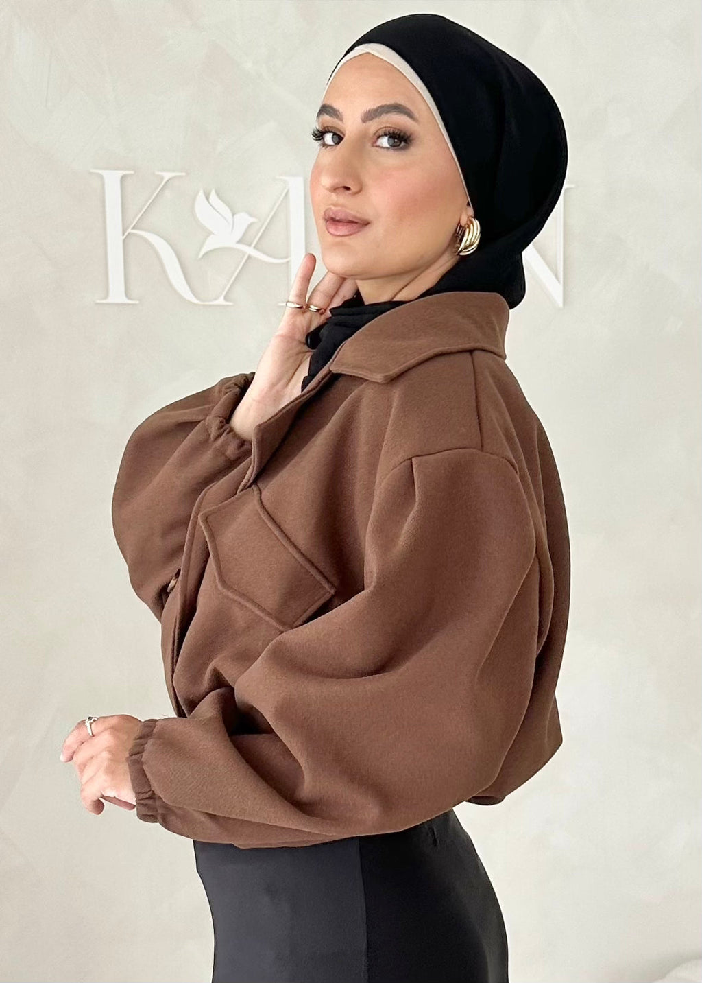 Veste look city avec élastique