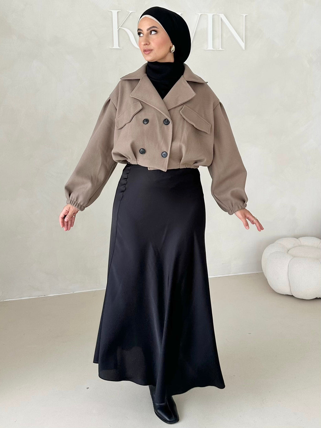 Veste look city avec élastique