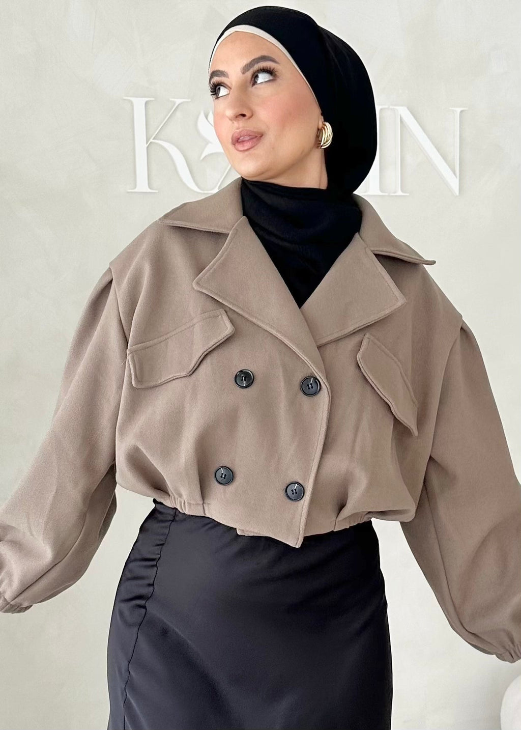 Veste look city avec élastique