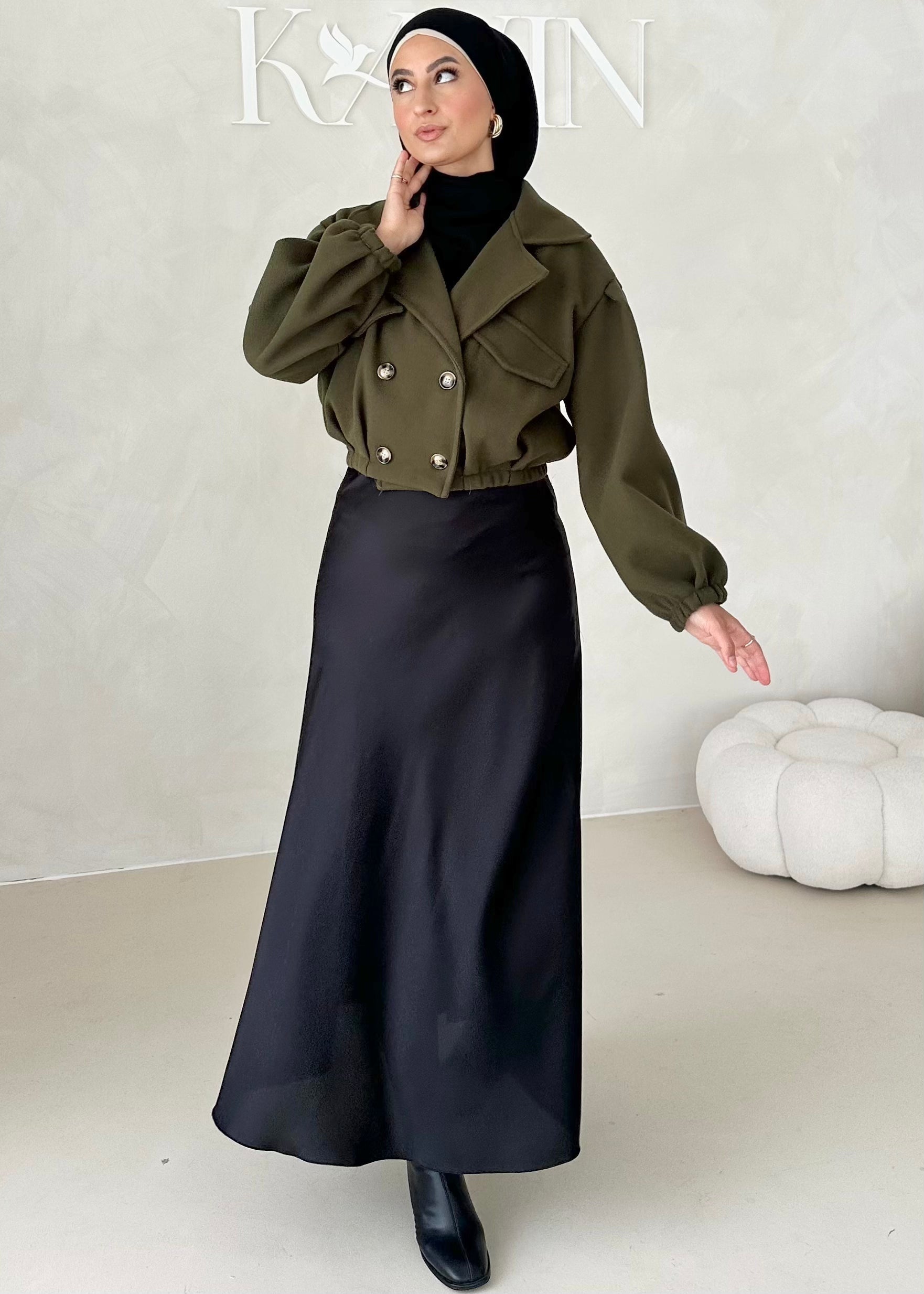 Veste look city avec élastique