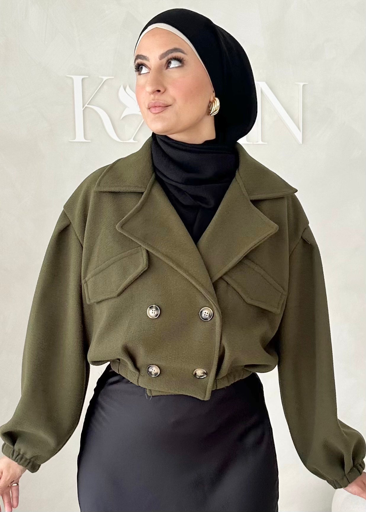 Veste look city avec élastique