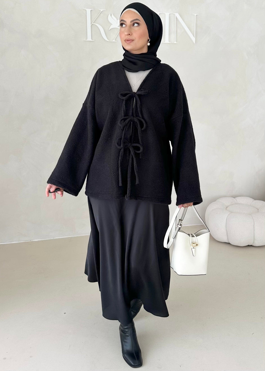 Veste avec détails à lacets