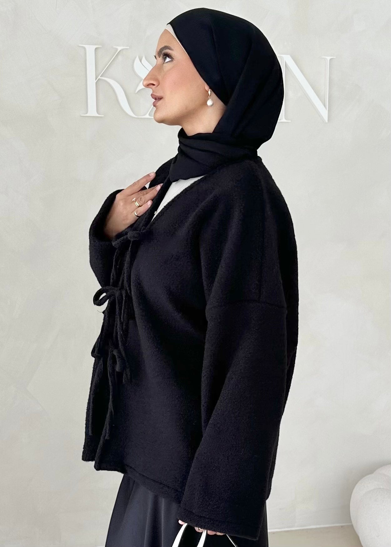 Veste avec détails à lacets