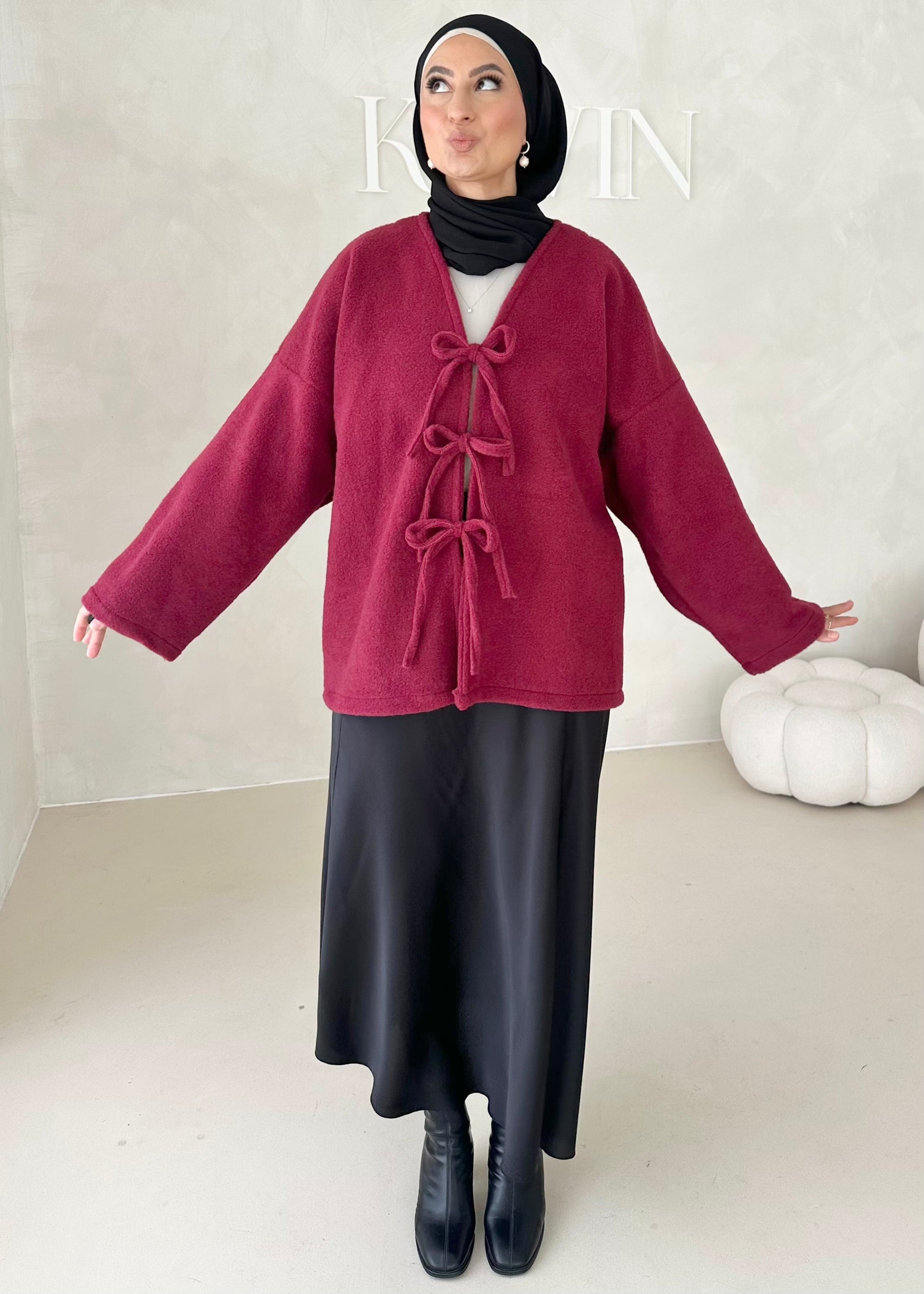 Veste avec détails à lacets