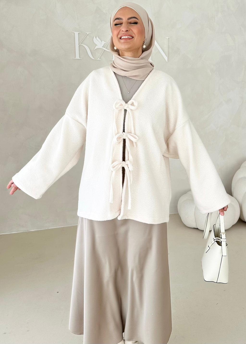 Veste avec détails à lacets