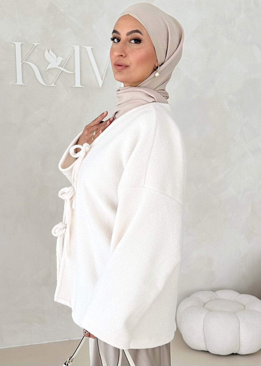 Veste avec détails à lacets