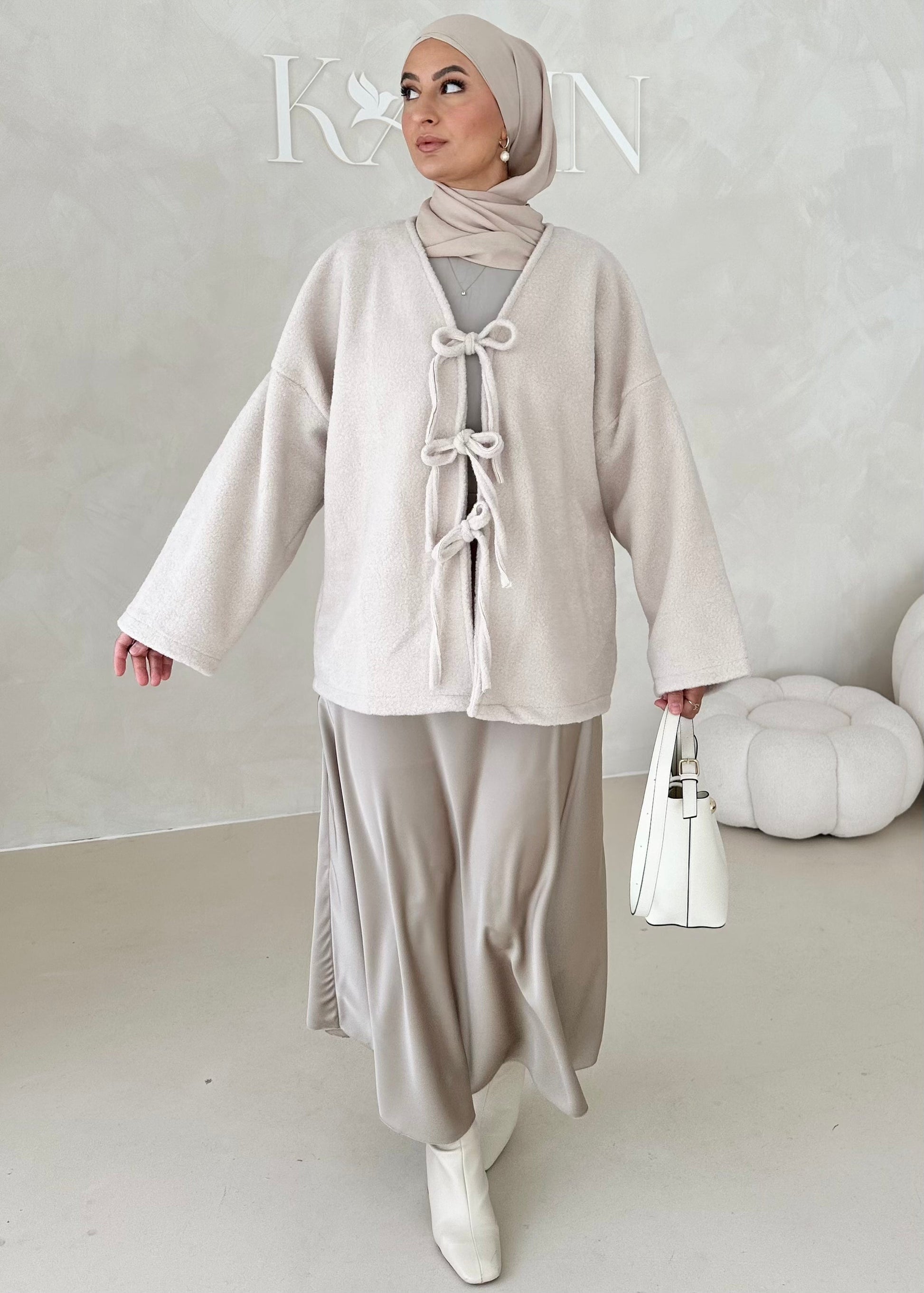 Veste avec détails à lacets