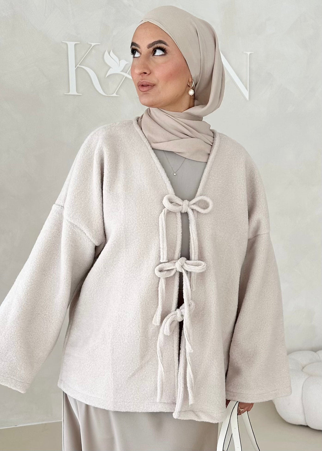 Veste avec détails à lacets