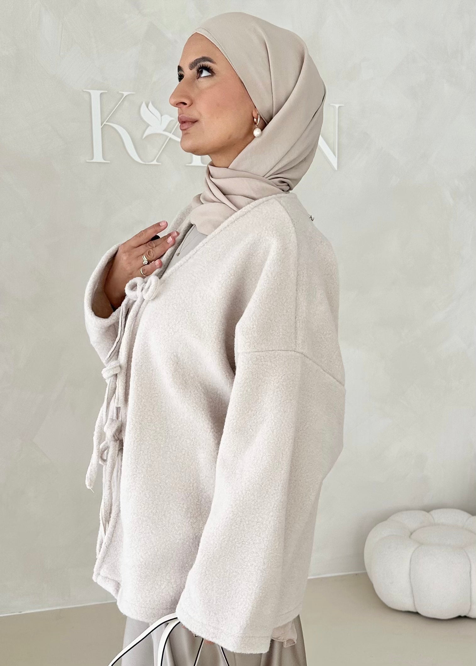 Veste avec détails à lacets