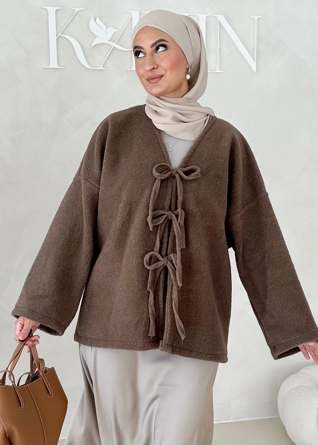 Veste avec détails à lacets