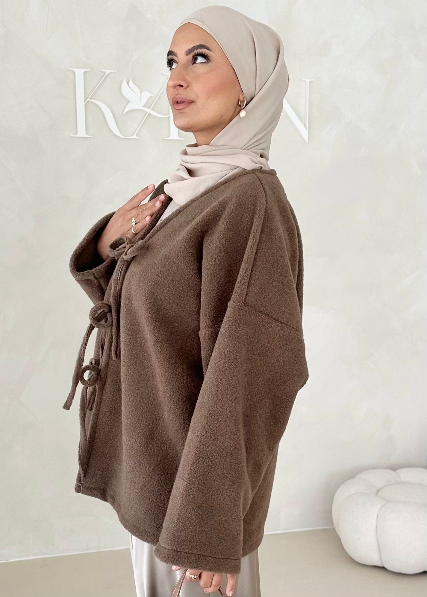 Veste avec détails à lacets