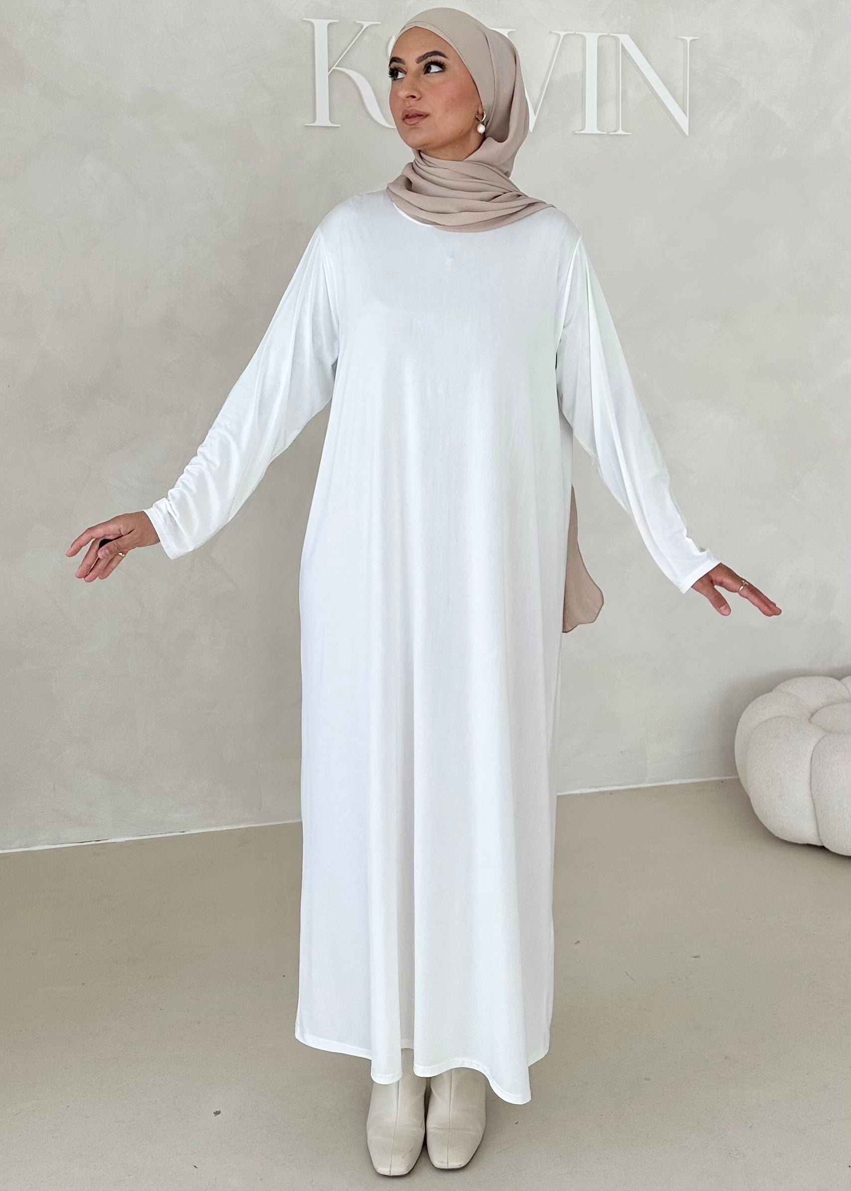Sous-robe basique MANCHES LONGUES