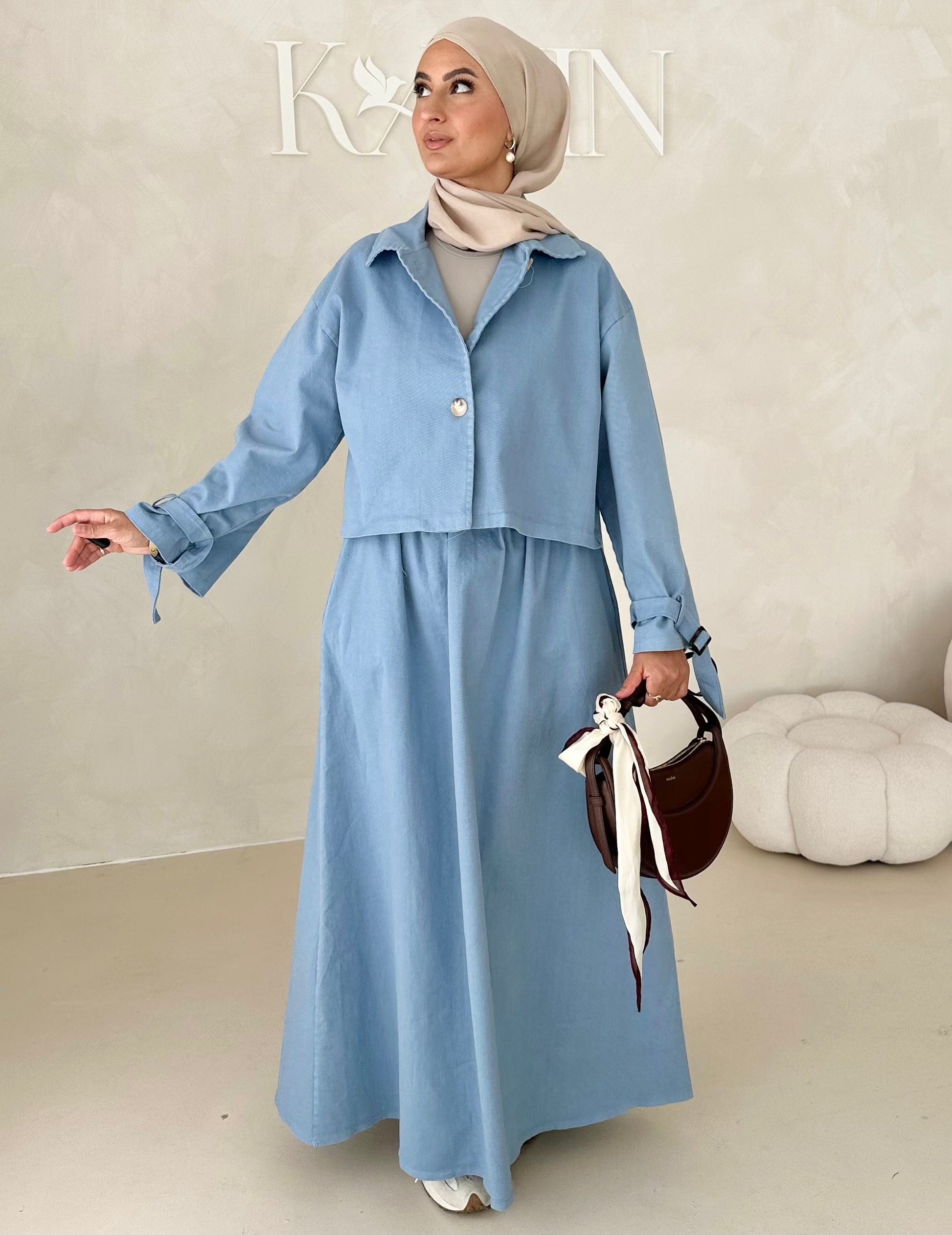 Costume deux pièces en jean