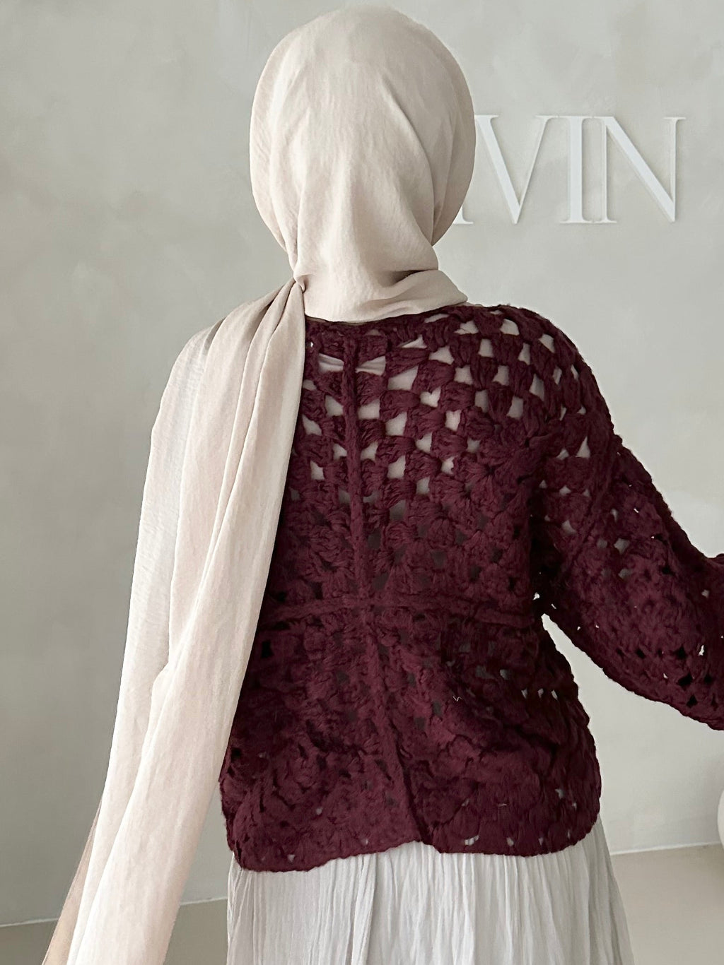 Cardigan Hava fait à la main