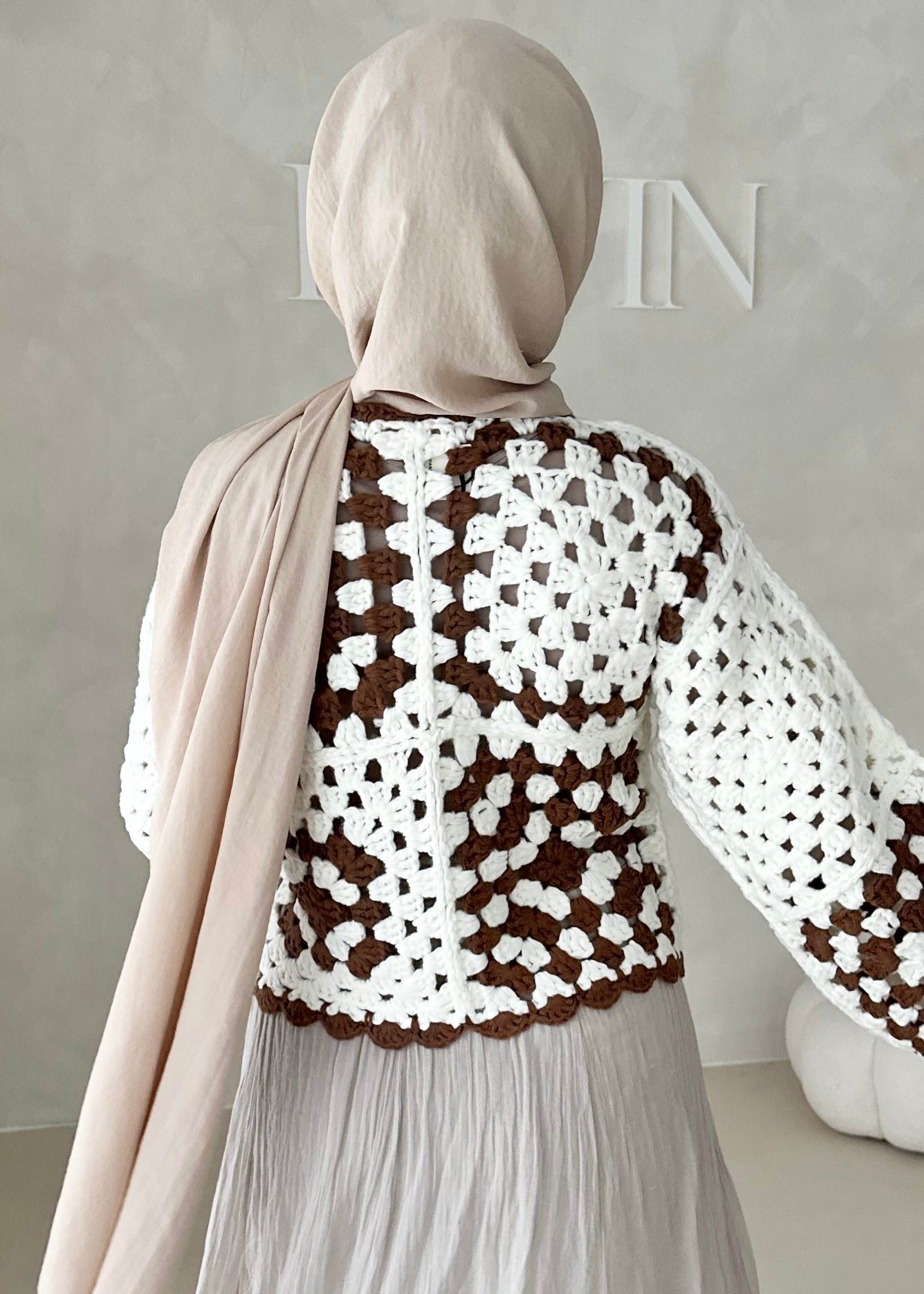 Cardigan Boho fait à la main