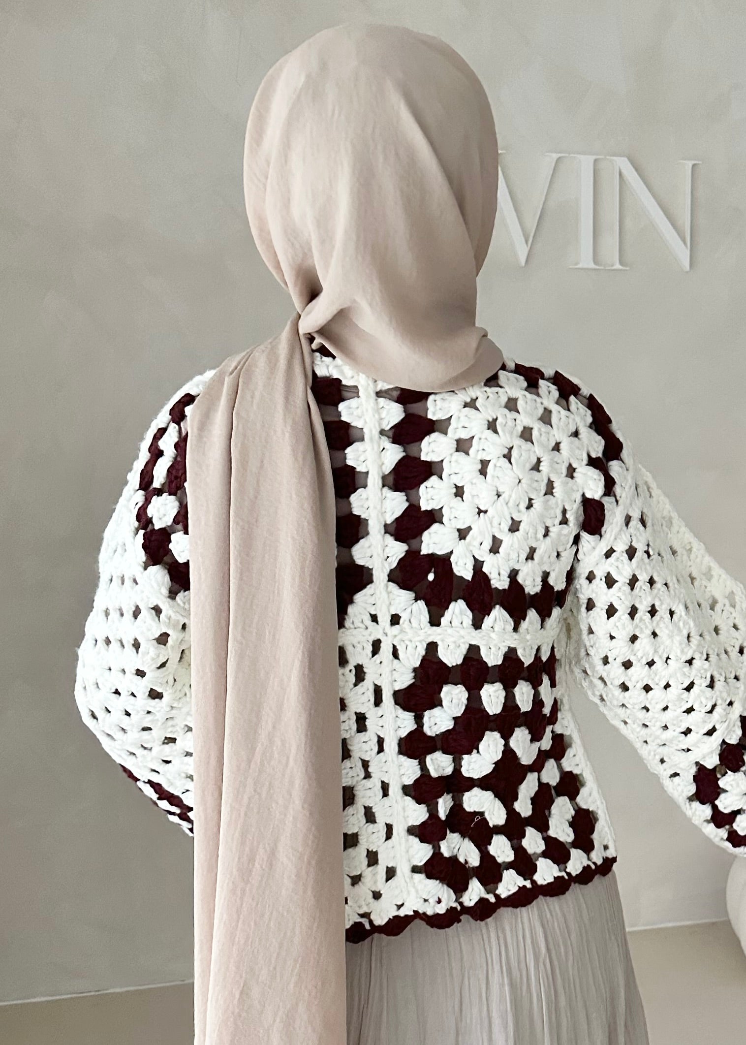 Cardigan Boho fait à la main