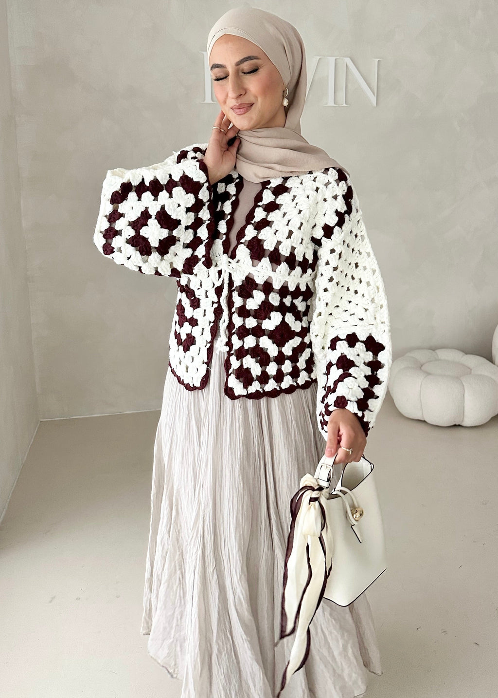 Cardigan Boho fait à la main