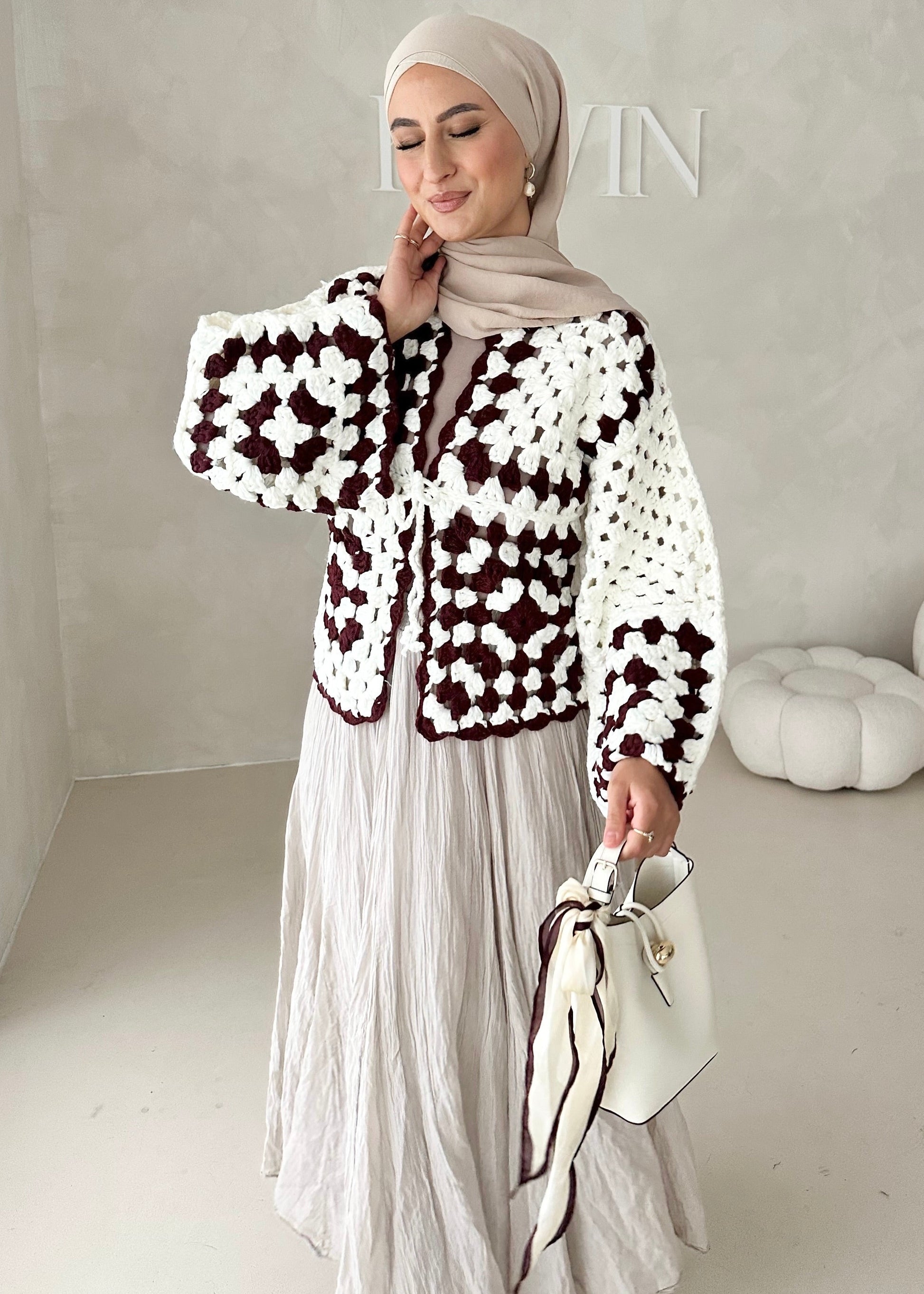 Cardigan Boho fait à la main