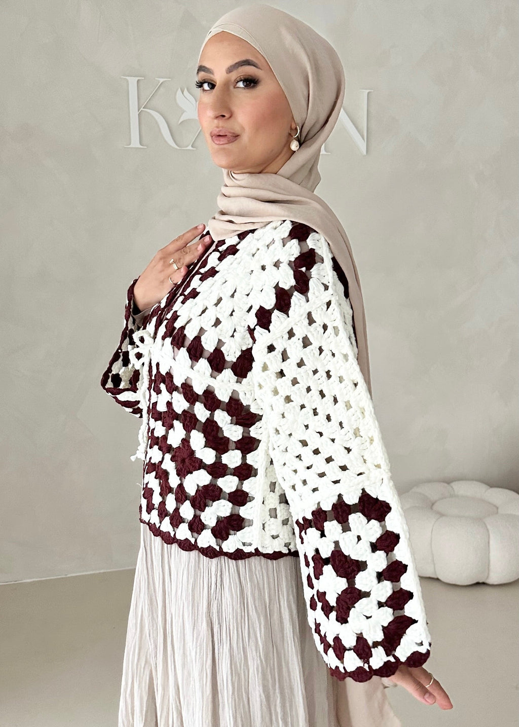 Cardigan Boho fait à la main