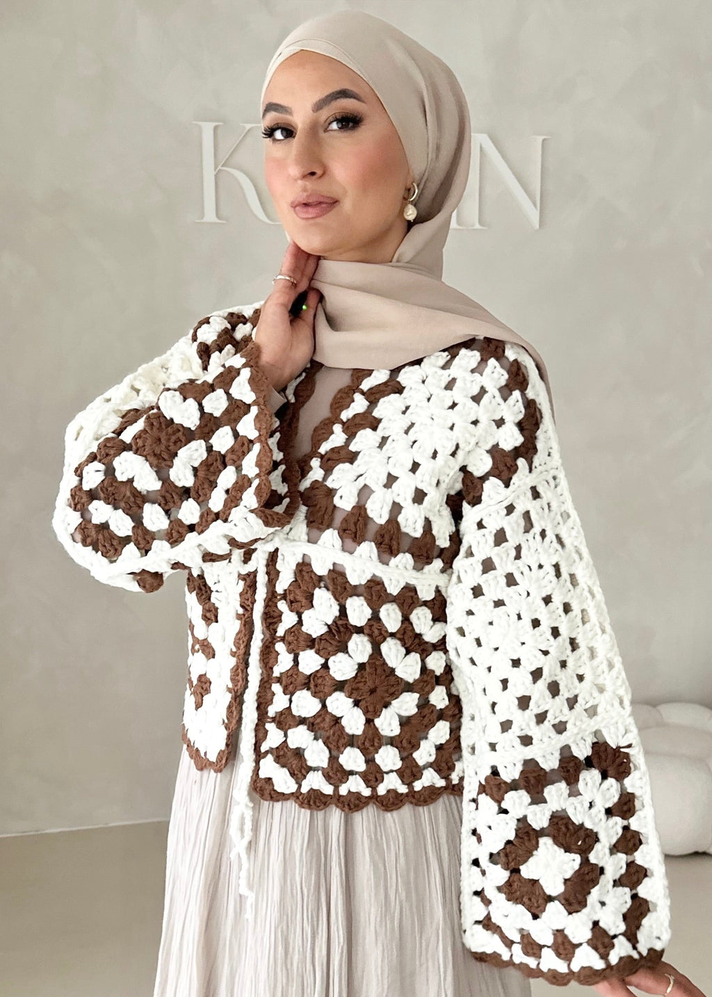 Cardigan Boho fait à la main