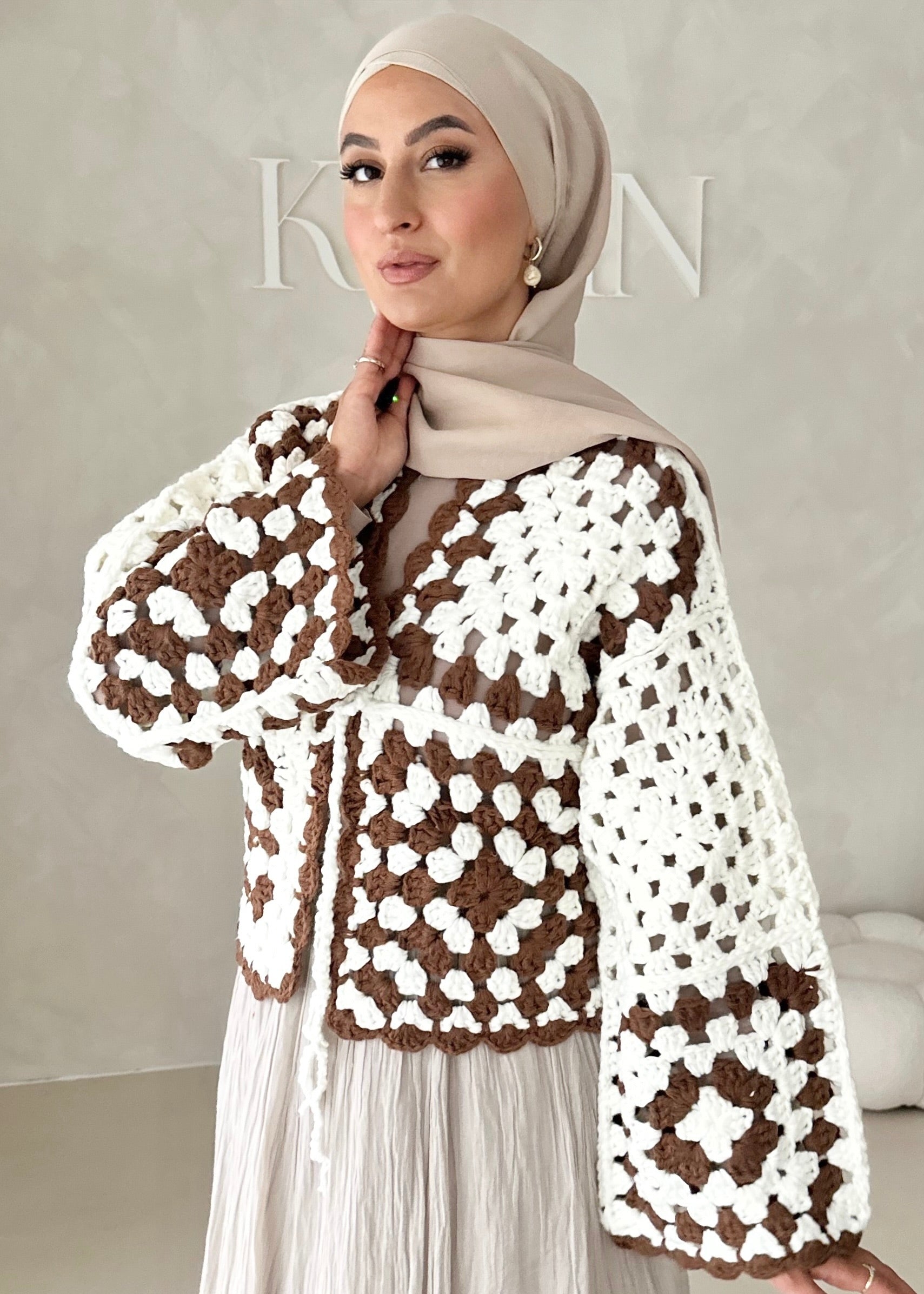 Cardigan Boho fait à la main