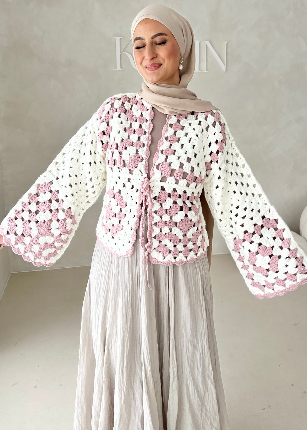 Cardigan Boho fait à la main